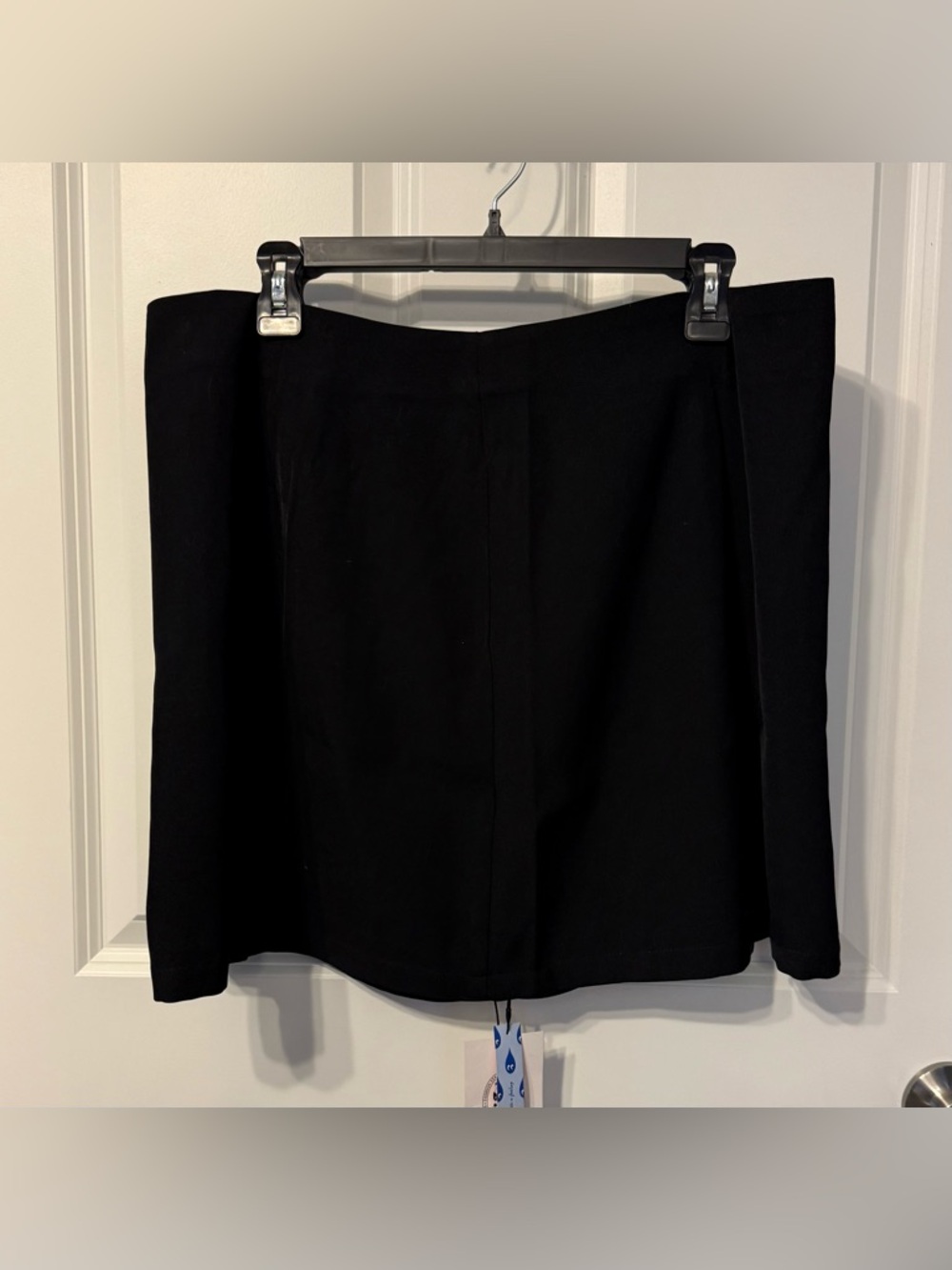 Cider Black Skirt with Zipper Back